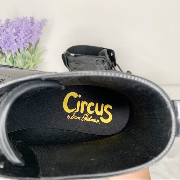 Circus Sam Edelman Knox Black Patent Leather Boots - Picture 5 of 9